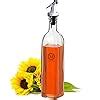 Matema Crystal Clear Square Shaped Glass Kitchen Oil Dispenser 500ml ...