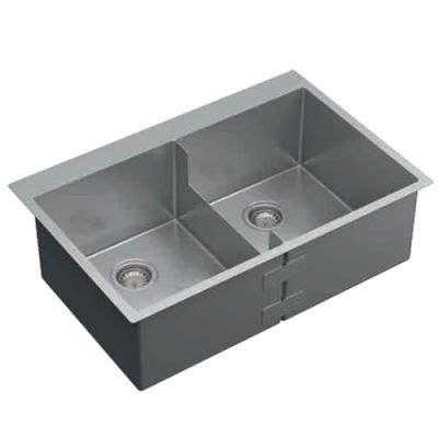 Carysil American Design Double Bowl SS-304 Kitchen Sink 33"x22"x10 ...