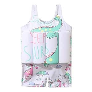 Kids Float Swimsuit with 8 Adjustable Buoyancy Sticks, Baby Boys Girls ...