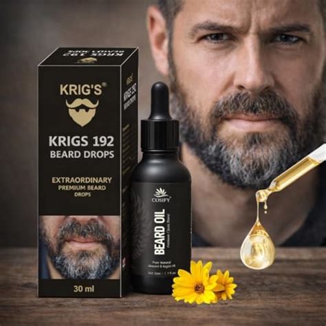Buy KRIG'S 192 Beard Drops Homeopathic & COSIFY's Beard Growth ...