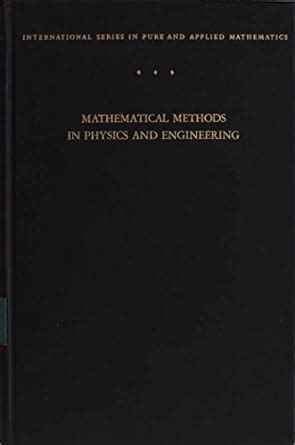 Buy Mathematical Methods in Physics and Engineering (Pure & Applied ...