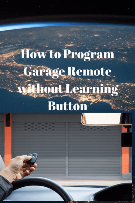 Image result for How to Program Garage Remote