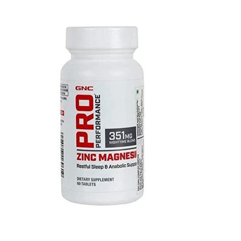 GNC Pro Performance Zinc Magnesium Amino Complex (60 Tablets) – The ...
