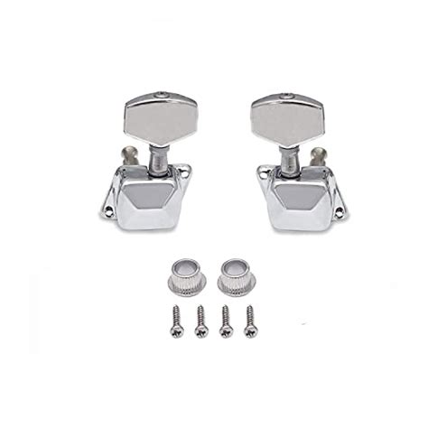 Mozart Tuning Pegs Silver for Acoustic Guitar – 1R+1L (2 PCS) Chrome ...