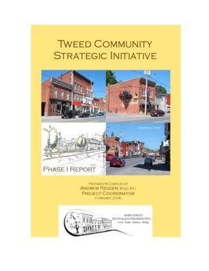 Fillable Online twp tweed on Tweed Community Strategic Initiative ...