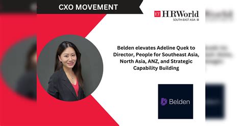 Adeline Quek Appointed Director, People at Belden for Southeast Asia ...