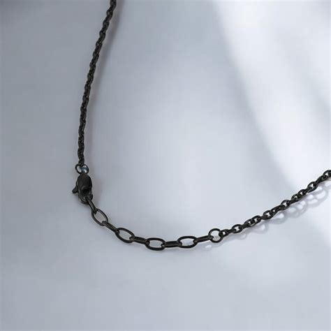 Mens Black Carbon Edge Neckchain – Aiza World