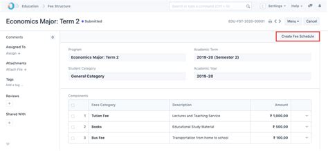 Fee Structure