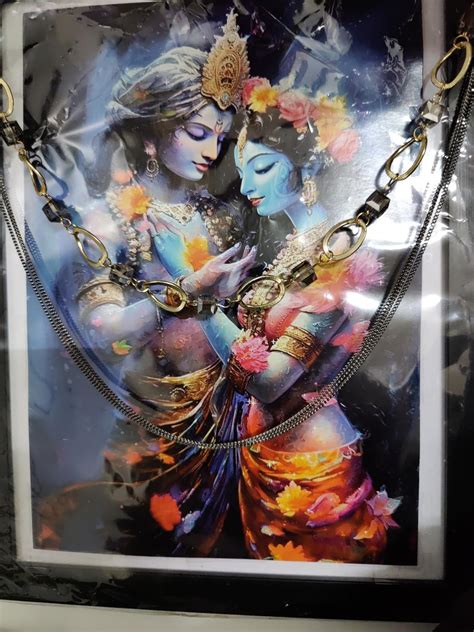 Radha Krishna | Hindu God and Goddess Posters for Wall | A3 and A4 ...