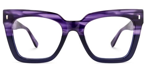 Kathya Square Purple Eyeglasses & Glasses Frames
