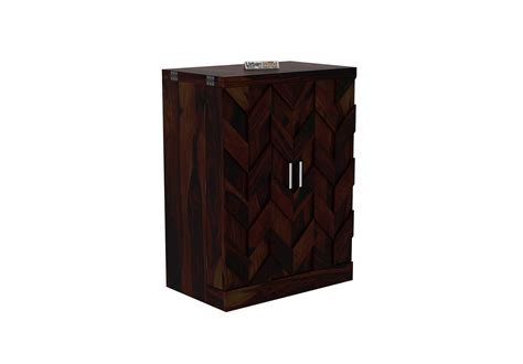 Buy Trace Bar Cabinet ( Walnut Finish ) Online in India | UrbanWood