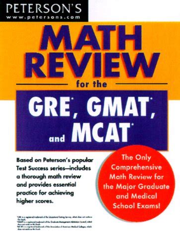 Buy Math Review for the GRE, GMAT & MCAT: The Only Comprehensive Math ...