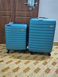 Safari Sonic 55Cm + 65Cm Polycarbonate Hard-Sided Spinner Luggage Set ...