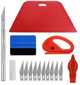 SERPLEX All Purpose Wallpaper Car Wrap Tint Glass Film Scraper Tool Kit ...