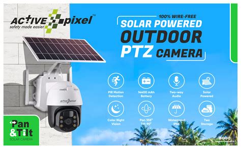 Buy Active Pixel 4G Solar Battery Powered 2MP 1080P SIM Card Supported ...