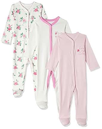 Buy Mothercare Girls' Sleepsuit (Pack of 3) at Amazon.in