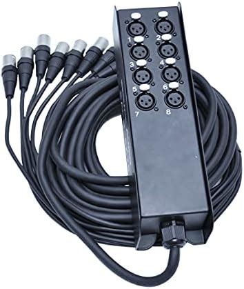Seismic Audio SACB-8x25 8-Channel Low Profile XLR Send Sub Snake Cable ...