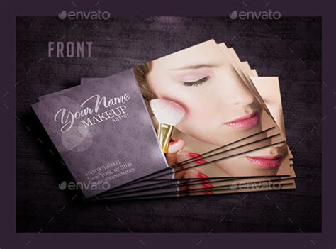 Makeup Artist Business Cards 的图像结果