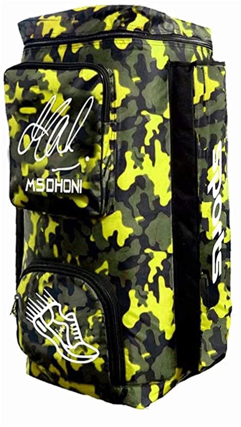 Buy Star House MSD Yellow Cricket Kit Bag for Cricketers Player Edition ...