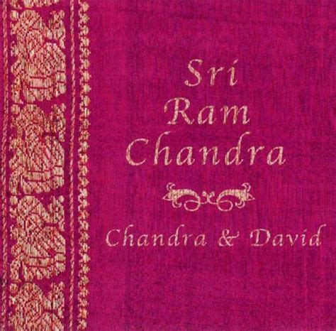 Sri Ram Chandra: Chandra and David Courtney: Amazon.in: Music}