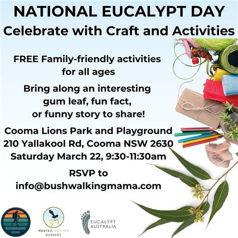 National Eucalypt Day - FREE Family-friendly activities for all ages ...
