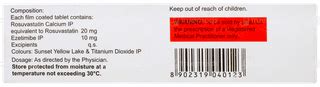 Rosuvas Ez 2010 Mg Tablet 10 - Uses, Side Effects, Dosage, Price | Truemeds