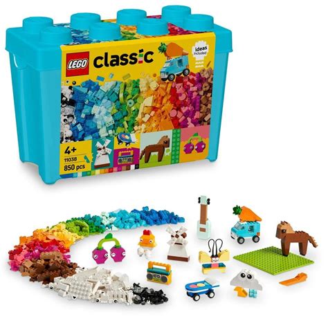 Buy LEGO Classic Vibrant Creative Brick Building Kit For Ages 4+ Online ...
