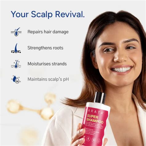 Buy Arata Smooth Hair & Skin Duo - Super Shampoo & 1% Salicylic Acid ...