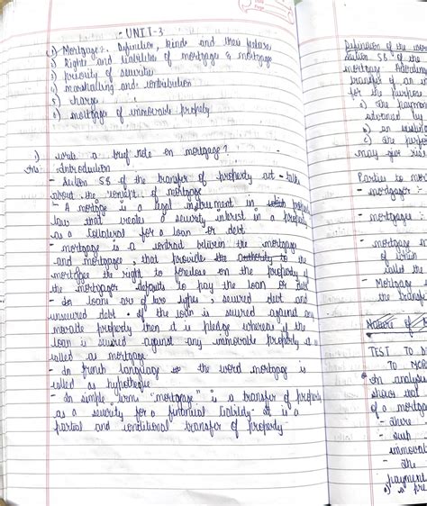 Unit 3 - property law unit -3 - Date Page (1) Mortgage Definition ...
