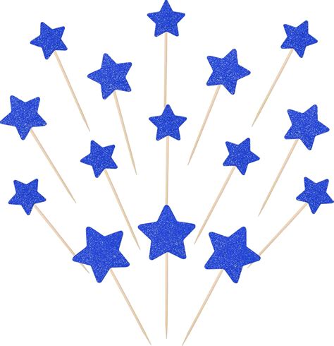 Buy 30 PCS Little Star Cupcake Toppers Glitter Twinkle Star Cupcake ...