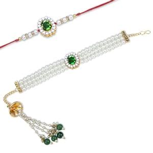 Buy Kaameri Bazaar Unisex Adult Rakhi For Brother And Bhabhi Raksha ...