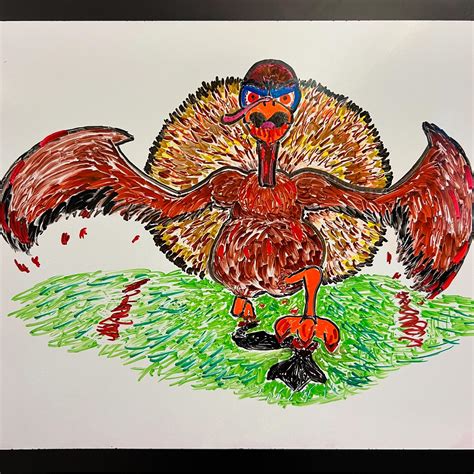 Chris Schalewski | This is, by far, the BEST (and most aggressive) turkey I have ever drawn ...