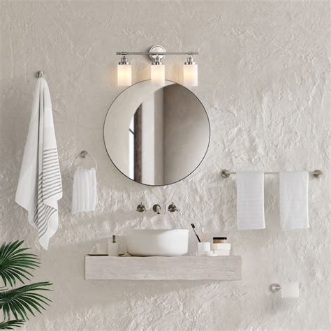 JONATHAN Y Egan Classic Cottage 5-Piece Vanity Light Set 23.25-in 3 ...