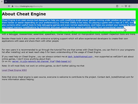 Cheat Engine 7.5 - Download for Mac Free