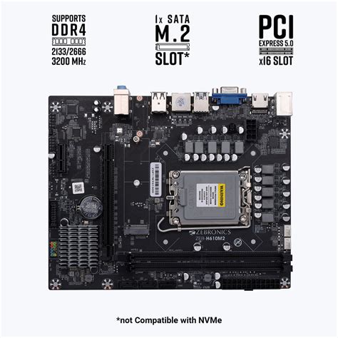 Zebronics H610M2 - LGA 1700 Socket - Motherboard