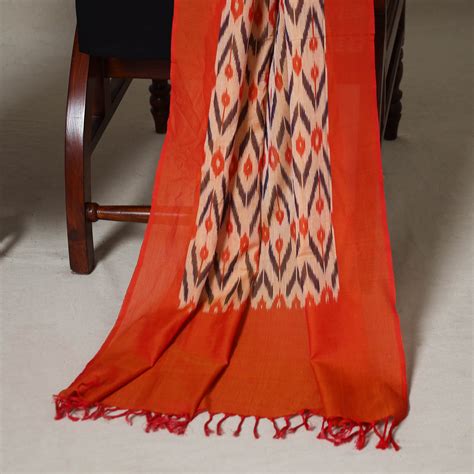 3pc Handloom Cotton Unstitched Mangalagiri Dress Material with ...