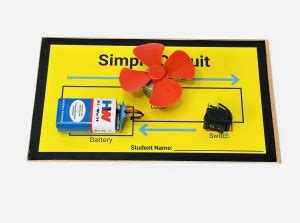 SR ROBOTICS Simple Circuit With Motor Basic Working Science Project ...
