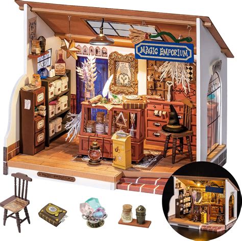 Amazon.com: Rolife DIY Miniature House Kit Magic House, Tiny House Kit ...