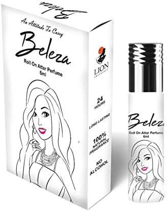 Lion Fragrance, Beleza Roll on attar 6 ML, Long Lasting (Alcohol Free ...