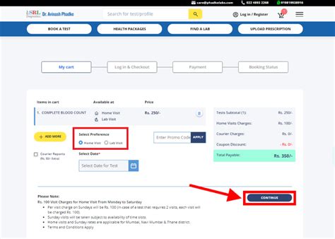 Book Home Collection at Srl Dr.Avinash Phadke Lab
