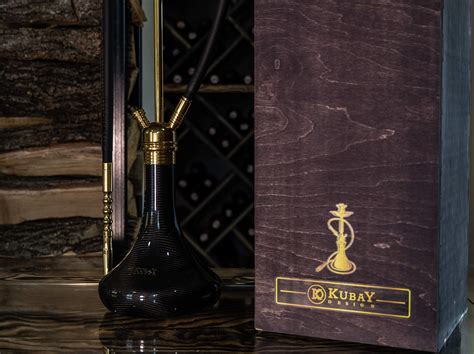 KubaY-Design with Logo Hookah Exclusive Edition Golden 24 Carat Gold ...