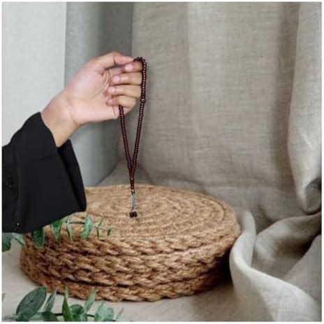 ICH Tasbih Islamic Salat Prayer Tasbeeh Crystal (Brown) for Unisex ...