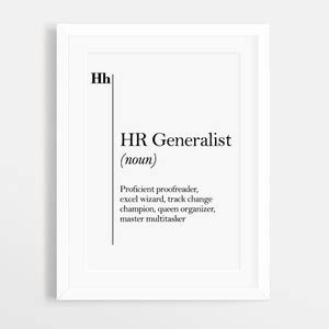 ColossalArtHouse HR Journalist White Motivational Framed Poster for ...
