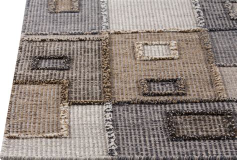 Color Blocking Geo Kea Khema 8 Grey Area Rug Carpet