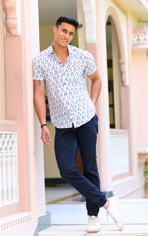 Pure Handblock Penguin Print Shirt – Hatheli