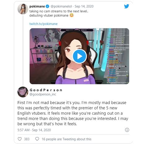Popular Streamer Pokimane Receives Backlash For Debuting As A Vtuber