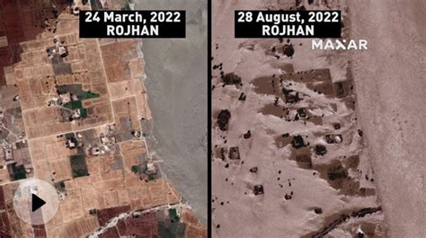 सेटेलाइट तस्वीरों के जरिए देखिए बाढ़ से पहले और बाद का पाकिस्तान