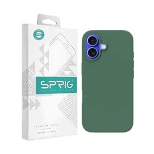 SPRIG Compatible with iPhone 16 Premium Liquid Silicone Back Cover Drop ...