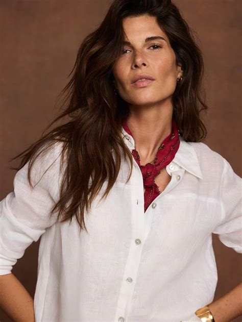 Mint Velvet Long Sleeve Shirt, White Ivory