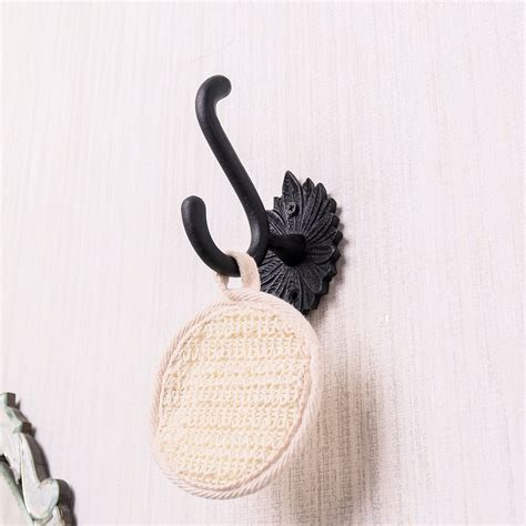 Premium Black Aluminum Bathroom Accessory Set of 4 Vintage Wall-Mounted ...